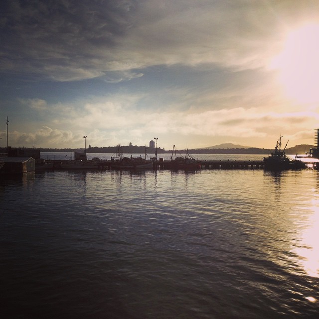 Stunning morning in Auckland (at New Zealand Maritime Museum)
