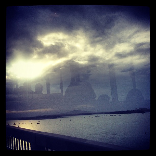 Cloudy morning (Taken at Auckland Harbour Bridge)