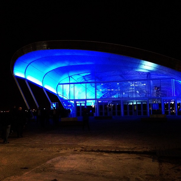 The Cloud in blue (Taken at The Cloud)