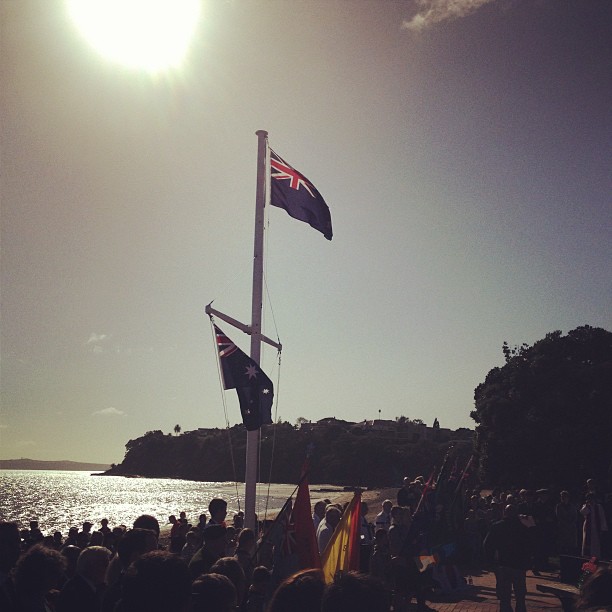 Lest we forget (at St Heliers Beach)