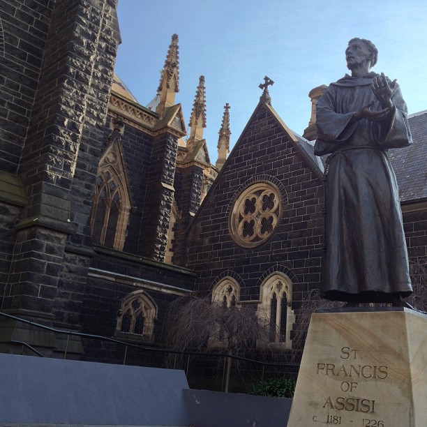 Statue of St. Francis of Assisi (at St. Patrick's Cathedral)